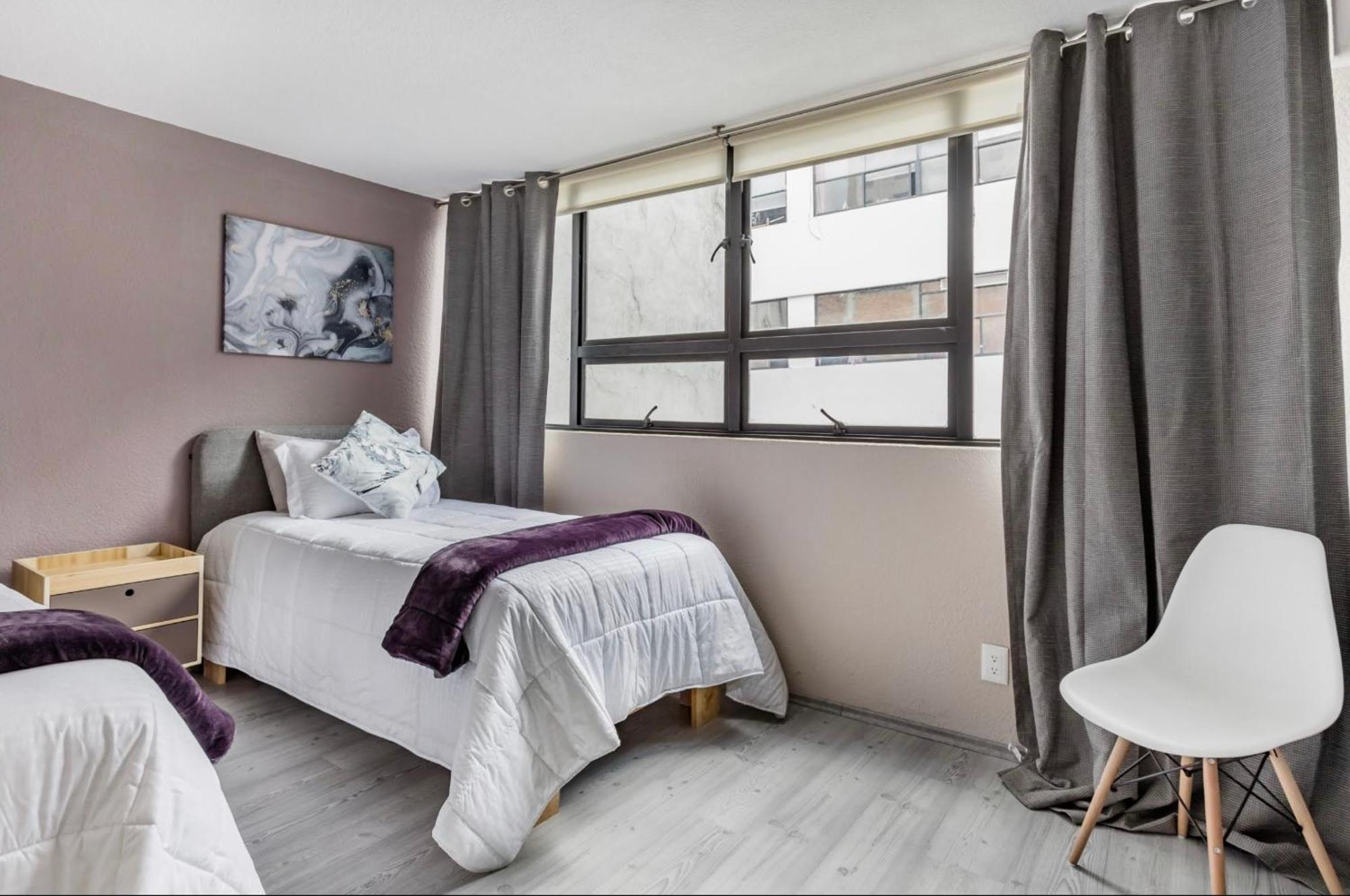 מקסיקו סיטי Cozy Roma Norte Flat - Parking- Wifi - Sleeps 6 מראה חיצוני תמונה
